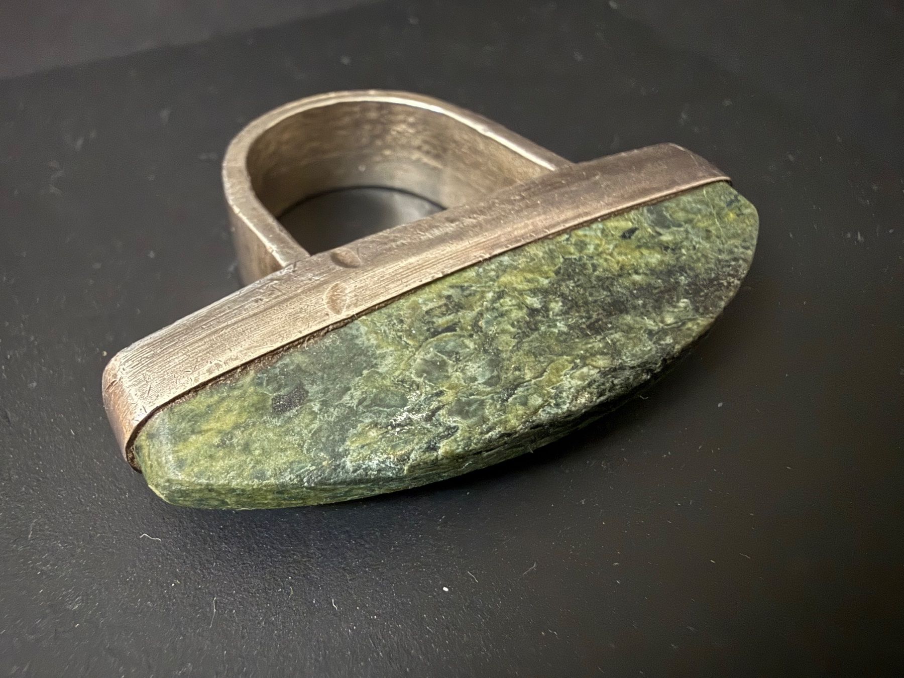 Anelli: Massiver Modernist Silber Ring 925 – Usato da Spiegel b. Bern venduto da Rogger72
