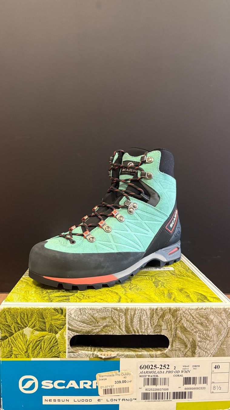 Scarpa Scarpe da donna: Scarpa Marmolada Pro OD w EU :40 UK :8.5 – Nuovo e nell'imballaggio originale da Nyon venduto da sseebb1260