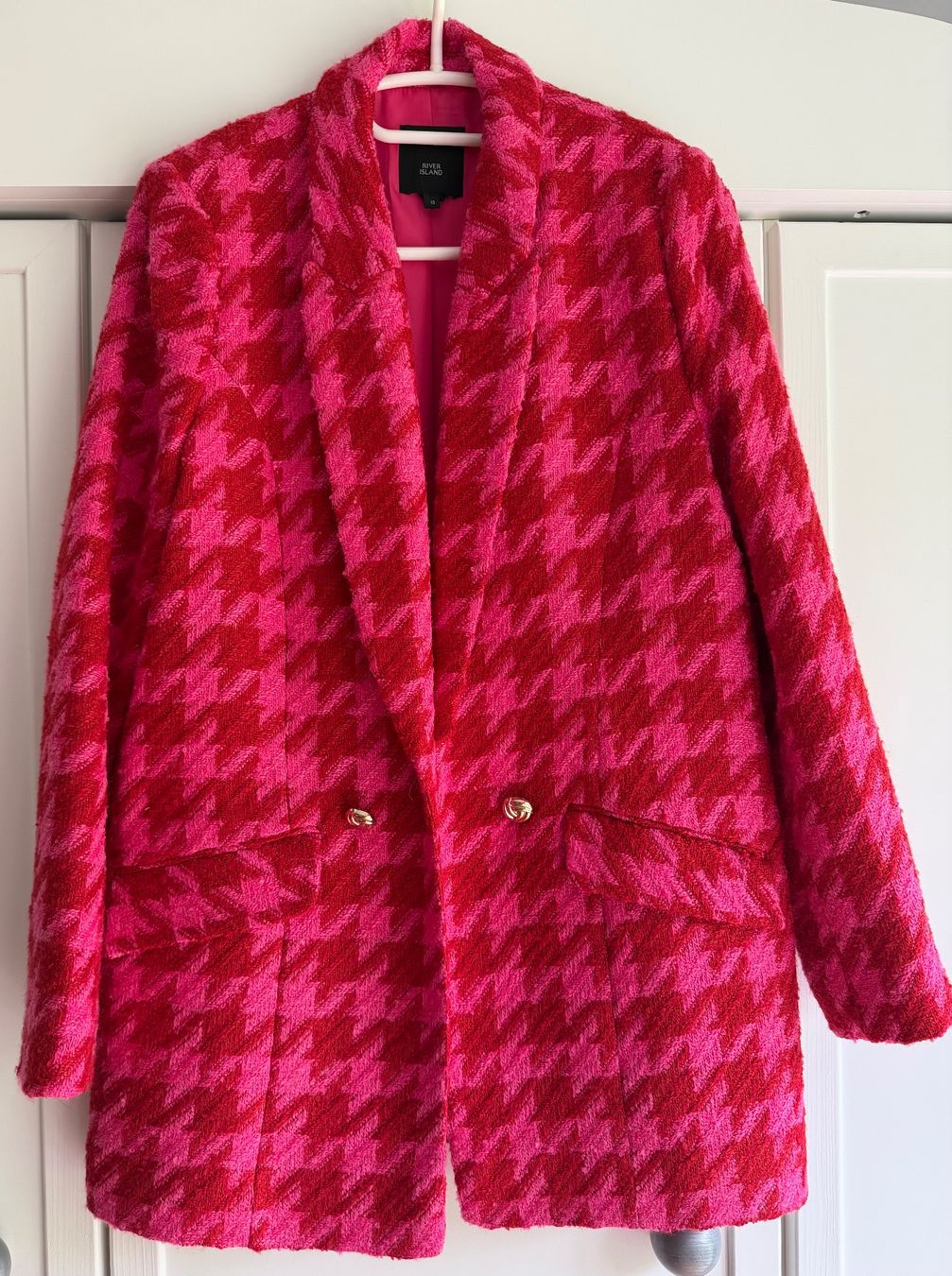Giacche: River Island Blazer Hahnentritt – Nuovo (secondo la descrizione) da Oberwil-Lieli venduto da Borz2