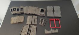 Playmobil Ritterburg Teile Wände Tore Bodenplatten Set