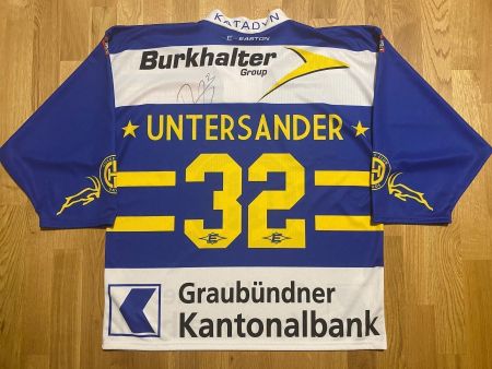 HC DAVOS # 32 RAMON UNTERSANDER TRIKOT SIGNIERT HCD 2010/11