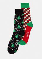 2 x HAPPY SOCKS - SOCKEN - WEIHNACHTEN - NEU - GRÖSSE 41-46