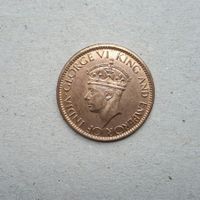 Ceylon , 1 Cent , 1945 , George VI.