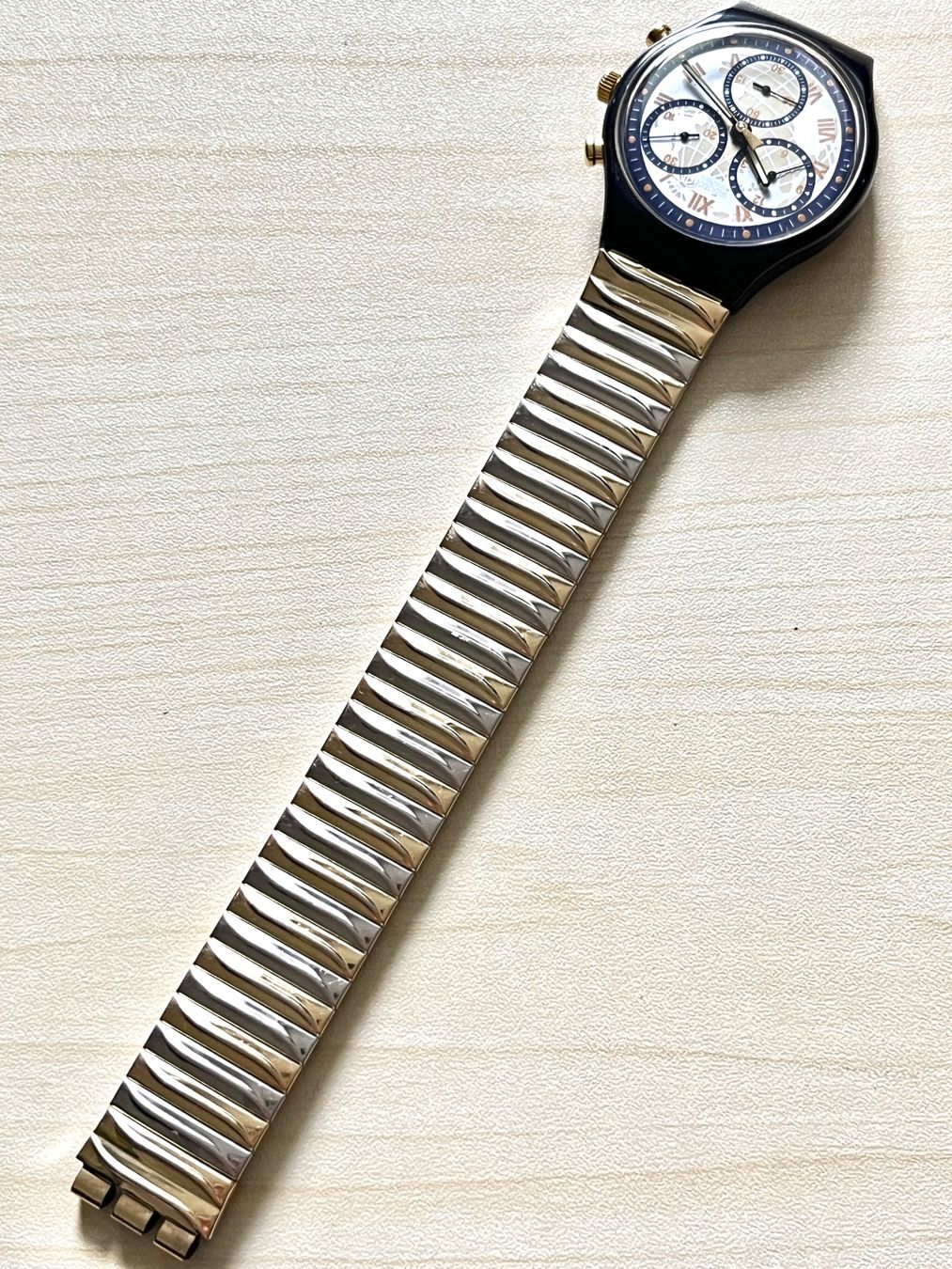 Swatch Orologi: Vintage Swatch Uhr, Chronograph – Usato da Grenchen venduto da chththl 6