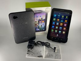 Rares Samsung Tablet GT-P1000 mit Netzteil, Dock & Etuie