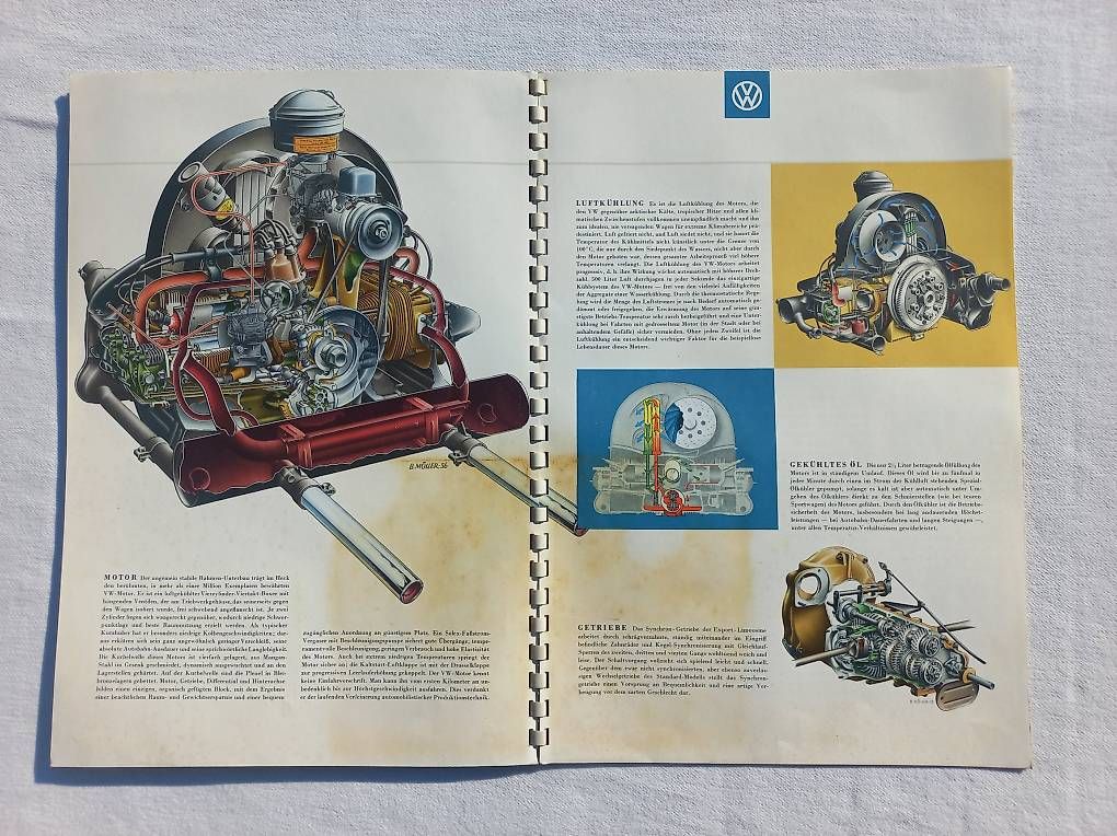 Documenti: VW Käfer Prospekt von ca.1955 – Usato da Frauenkappelen venduto da Chruetzhubel 4