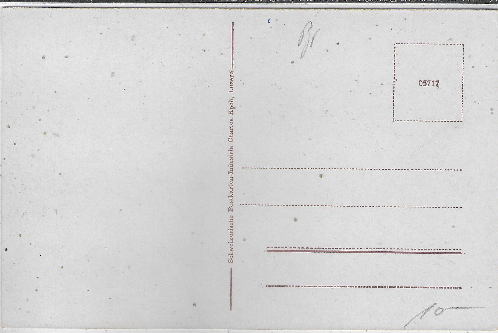 Cartoline postali: Luzern - An der Hofkirche - Litho – Usato da Ettingen venduto da Kartenplanet 1