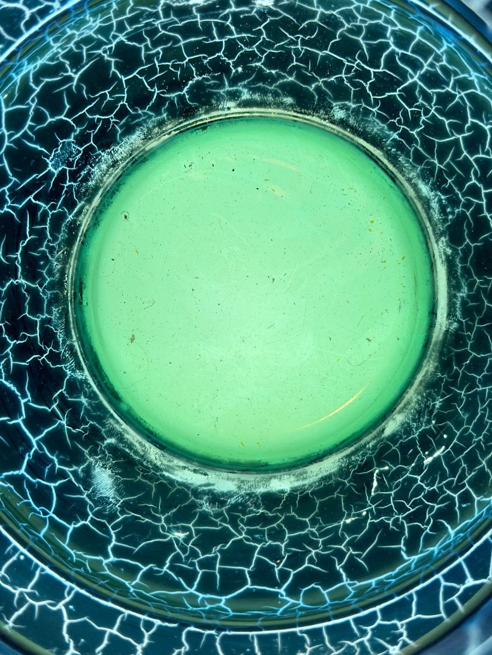 Vasi & Recipienti: Vase de Saint-Prex émaillé bleu décor doré craquelé de 1935 – Usato da Morges venduto da vintix 6