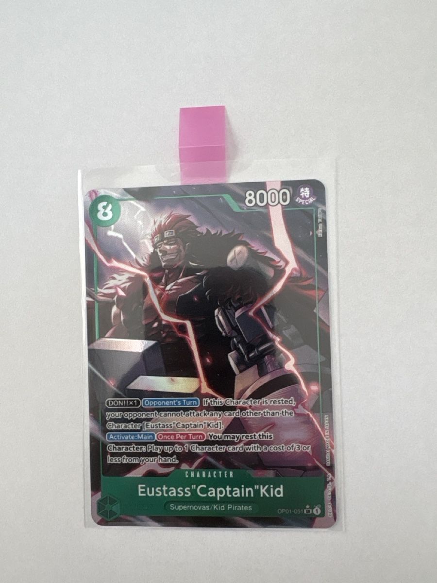 Bandai Carte collezionabili: One Piece TCG - OP01-051 Kid EN – Nuovo (secondo la descrizione) da Birsfelden venduto da alex4127