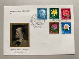 FDC Pro Juventute + Passende 4er Blöcke 1964 ET  **