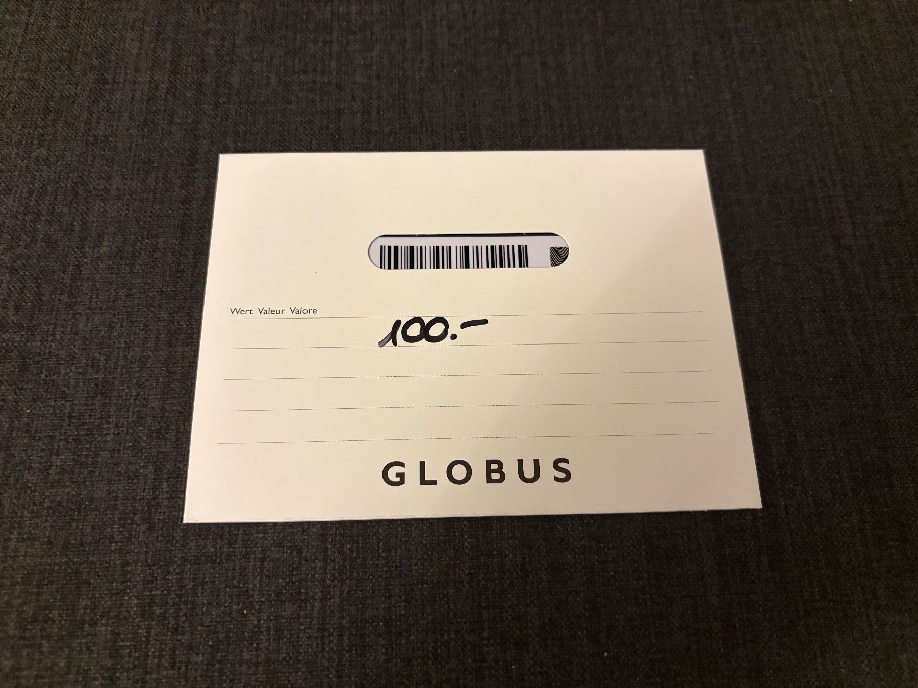 Bons: Globus Gutschein 100.- – Neuf (Voir description) à Kloten par Kein_Benutzer_Name 2