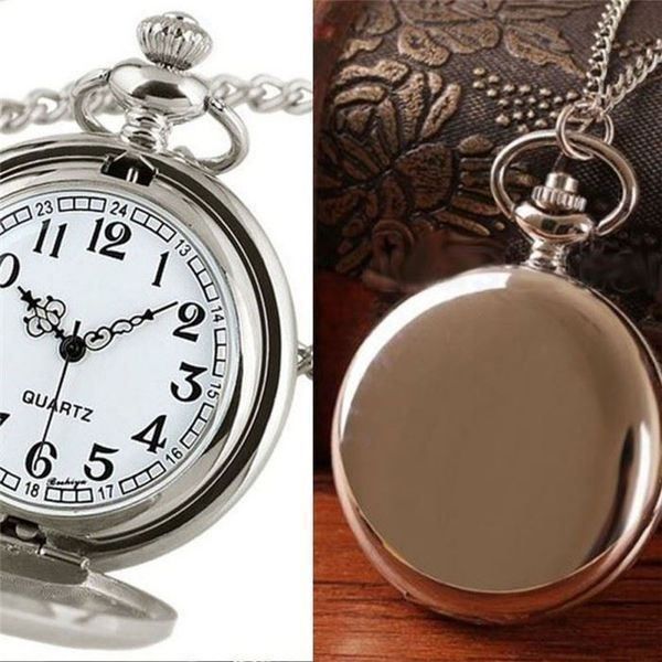 Uhren: Taschenuhr mit Kette silberfarbig – Neu und originalverpackt aus Diepoldsau von preisparadies-ch