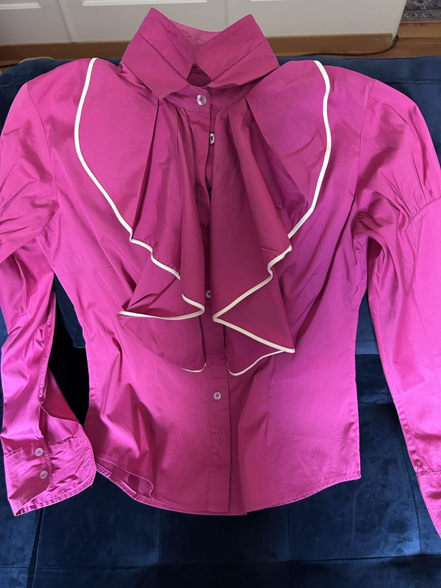 Camicette: Fuchsia colored cotton blouse size S – Usato da Biel/Bienne venduto da zit_v5yc 1