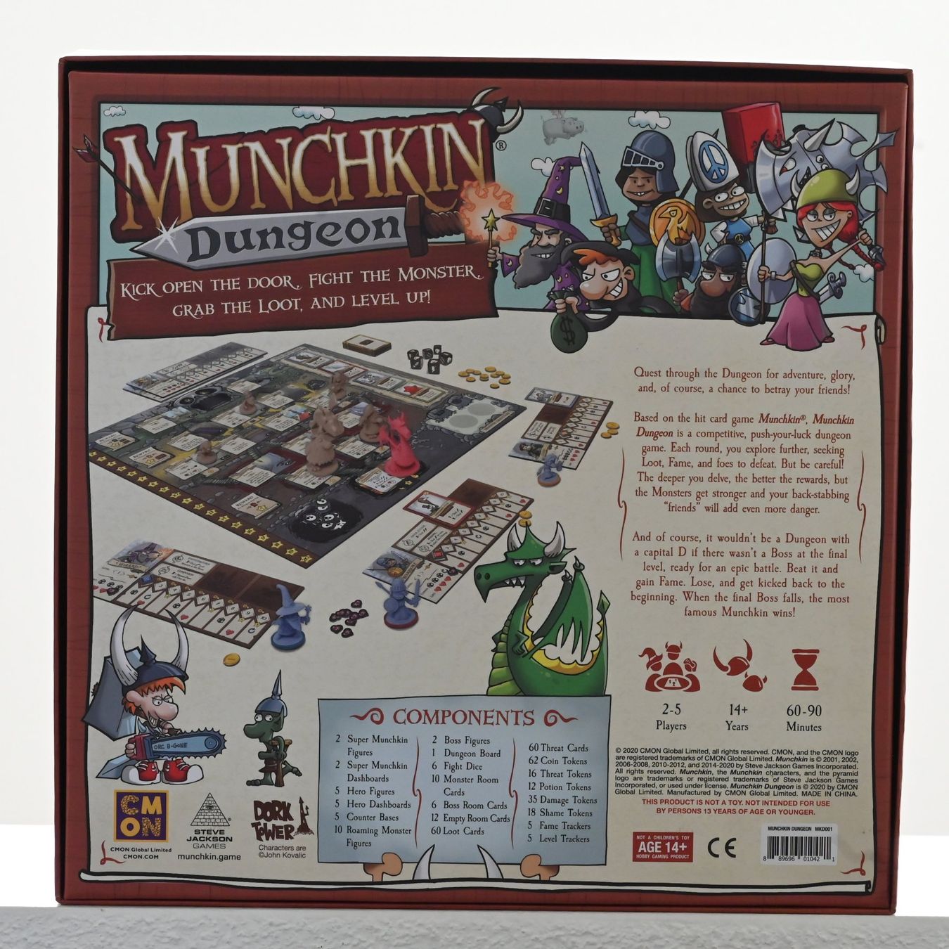 Giochi: Munchkin Dungeon - Kickstarter Advanced Dangers & Dungeons – Nuovo (secondo la descrizione) da Kloten venduto da link.alekine 6