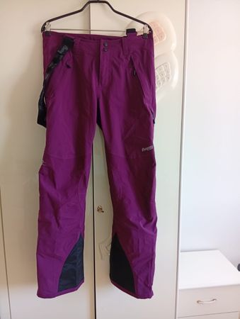 Bergans of Norway Ski Pants Sz L Purple Waterproof Winter Sn