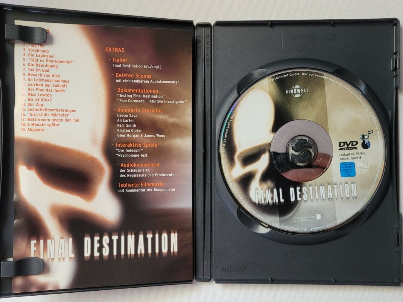 Tous les DVDs: FINAL DESTINATION 1 - 3 – D'occasion à Neftenbach par Mador6 1