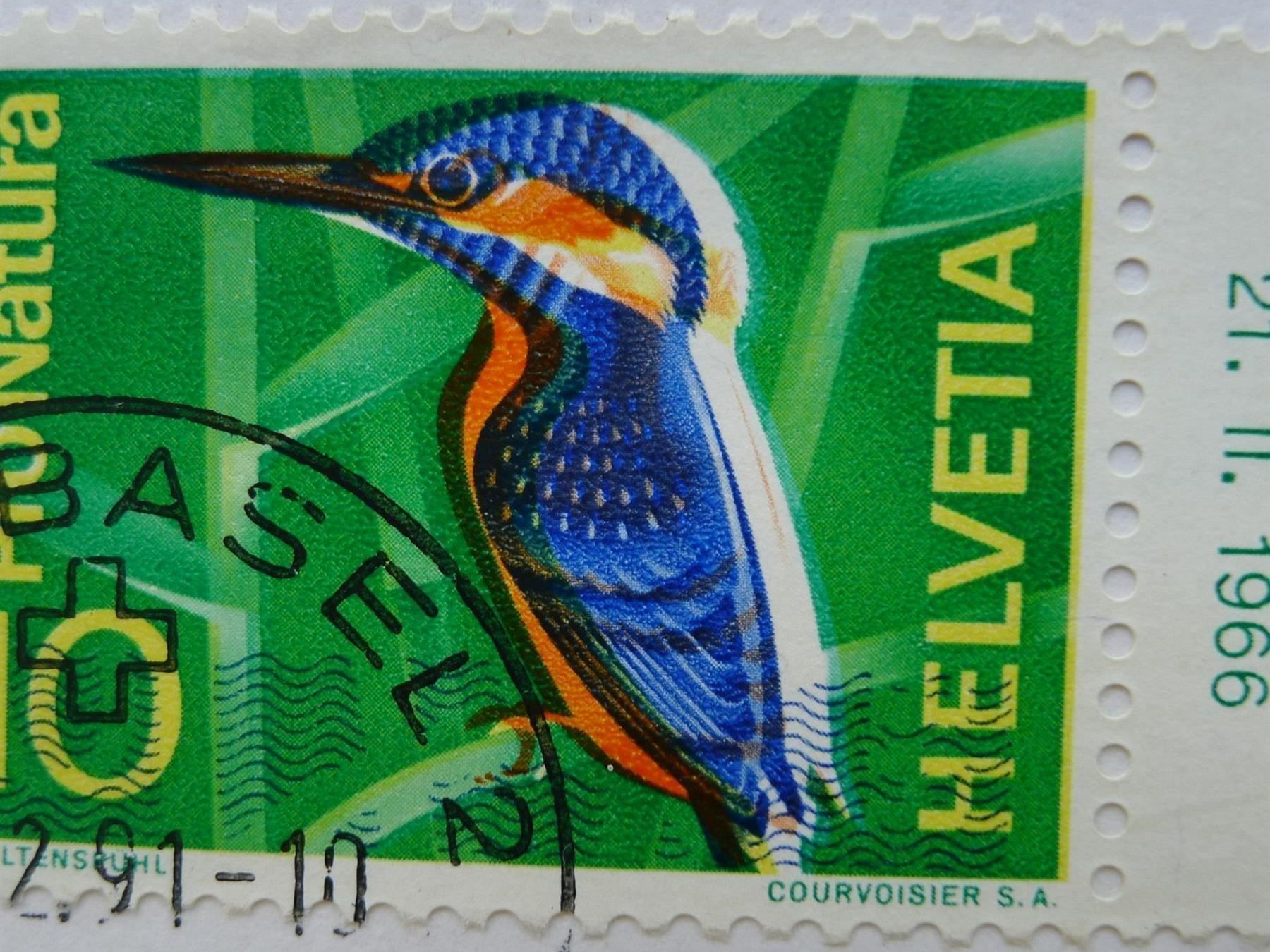 Alle Briefmarken: 1966: Nr.439.1.09 EISVOGEL (Verschiebung) auf BRIEF 1'600.-+ – Gebraucht aus Sursee von Luzernerraute 1