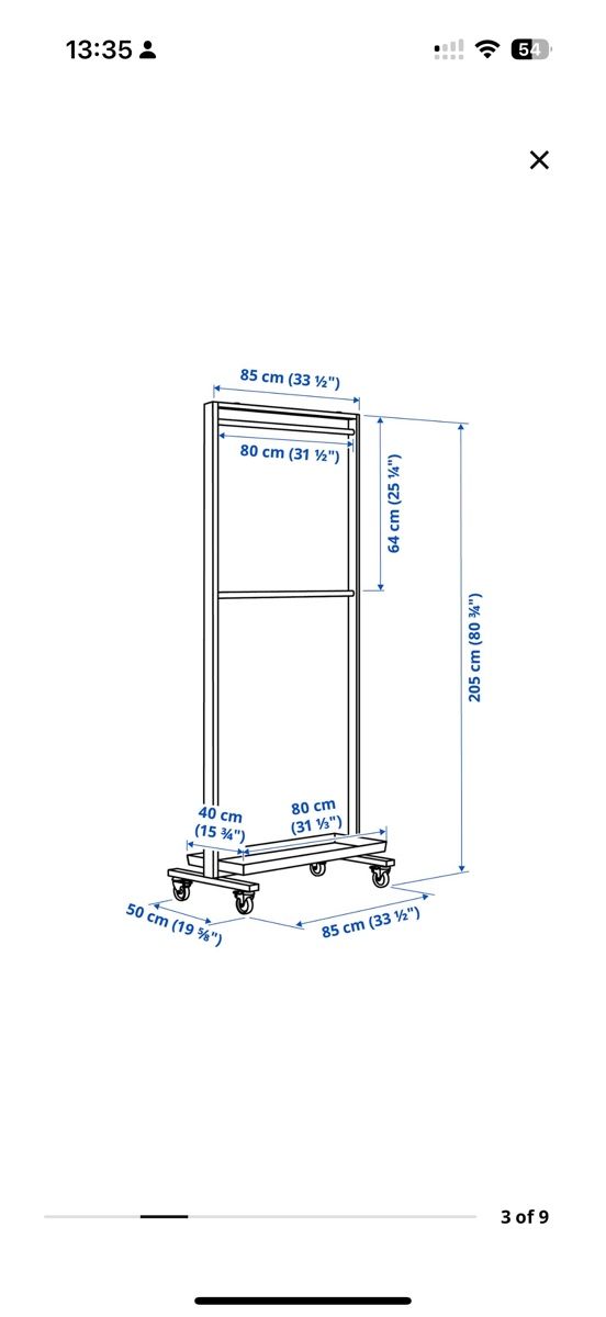 Ikea Appendiabiti: MITTZON – Nuovo (secondo la descrizione) da Basel venduto da Pikachuu 3