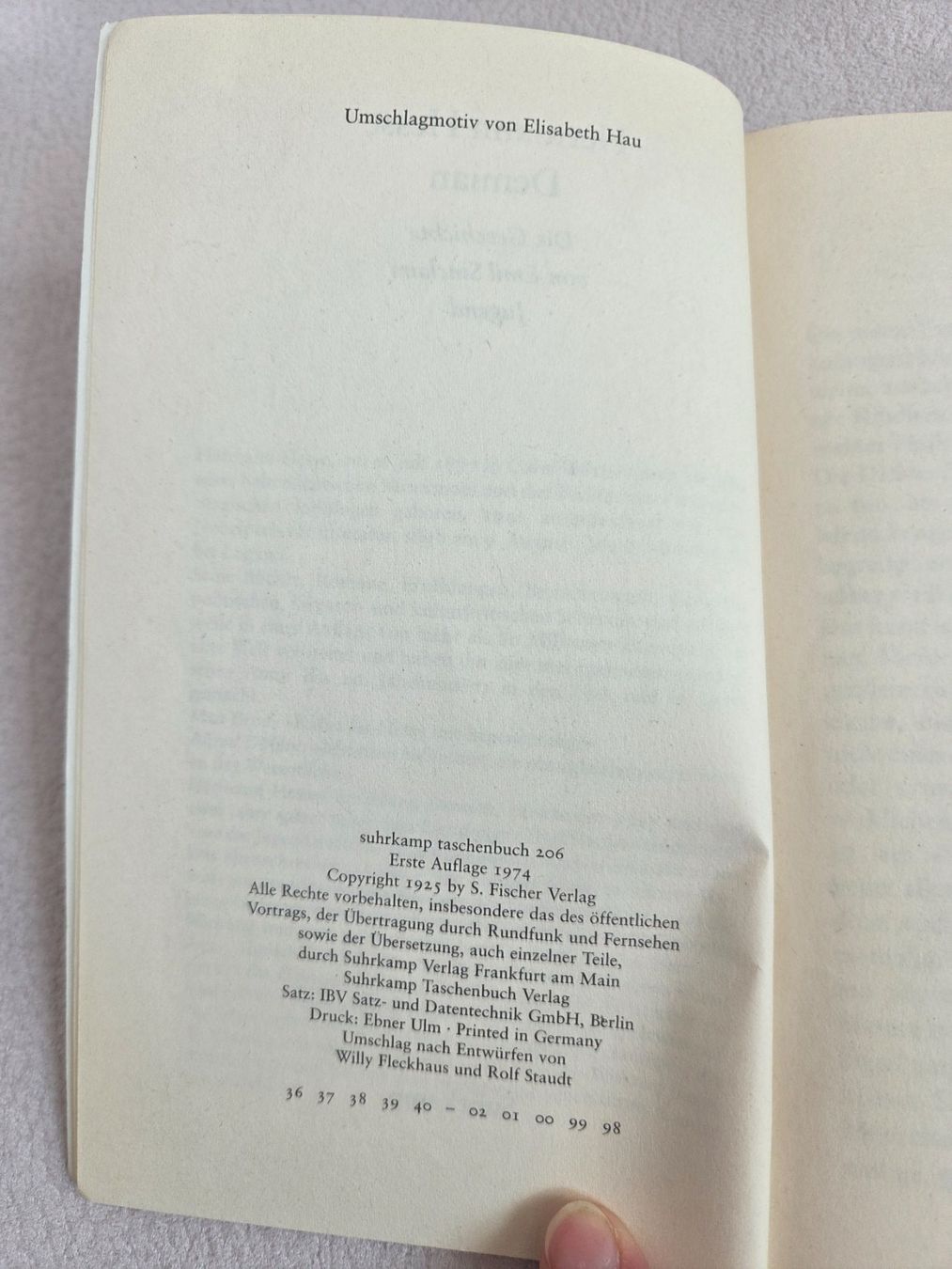 Bücher: Hermann Hesse - Demian – Gebraucht aus Bergdietikon von Tanne_10 3