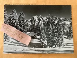 1953 in den Flumserbergen. Blick auf den