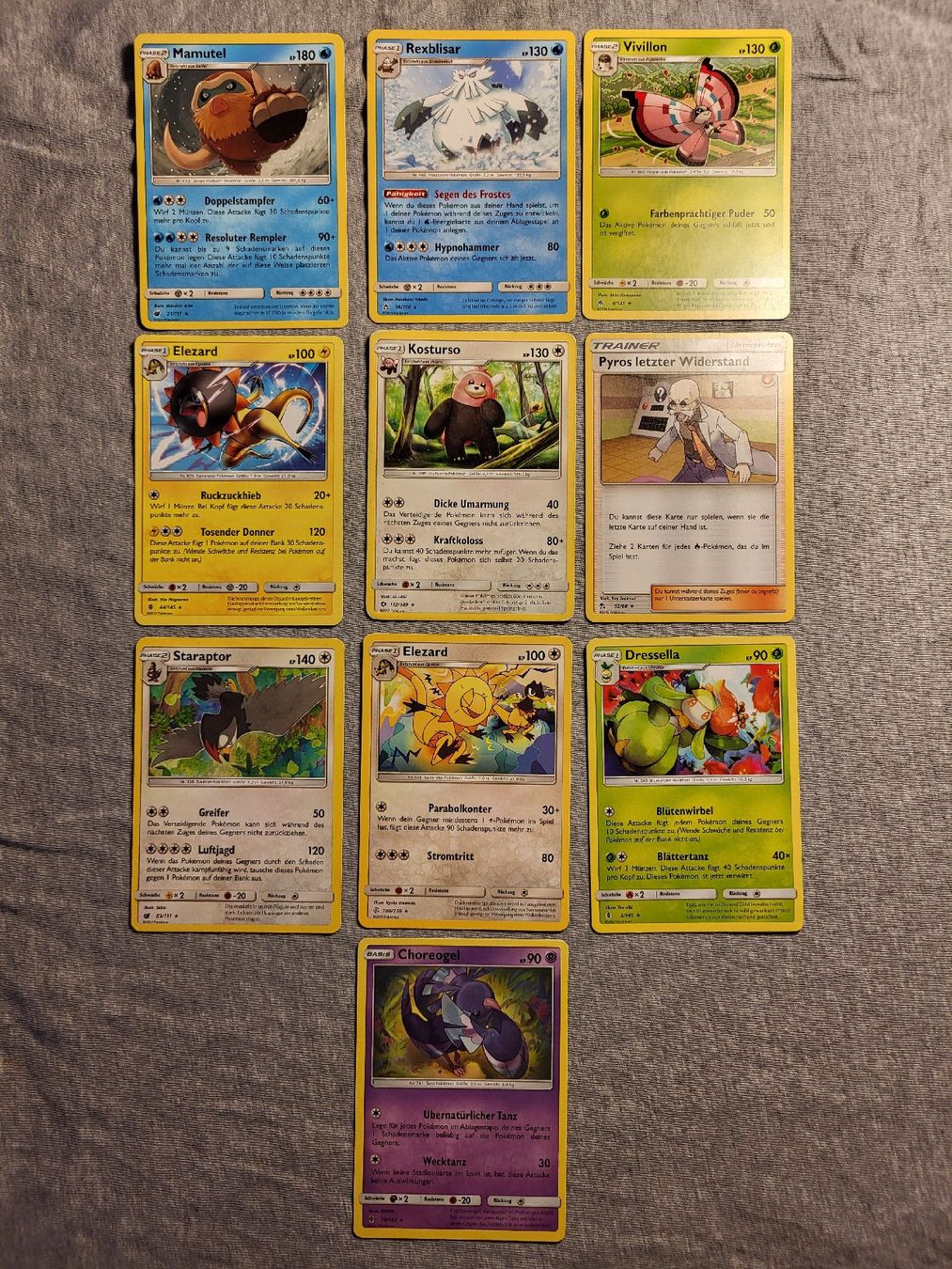 Pokémon Carte collezionabili: 10 selten Pokémon Karten DE – Usato da Grindelwald venduto da lego9