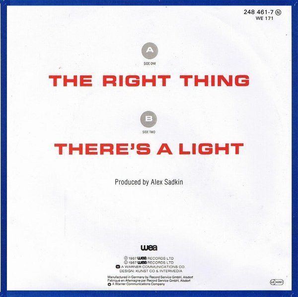 Dischi in vinile: Simply Red: The Right Thing 7" – Usato da Steinhausen venduto da Vilivinili 1