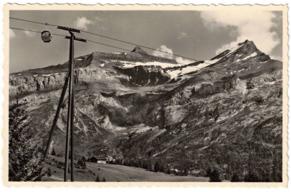 Ansichtskarten: Les Diablerets - Gondelbahn Les Diablerets--Isenau – Gebraucht aus Binningen von Mountainrider
