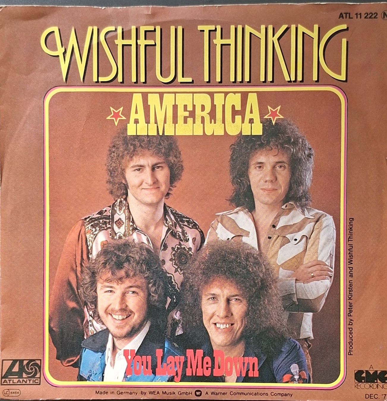 Dischi in vinile: Vinyl Single Wishful Thinking - America – Usato da Langenthal venduto da Modo39