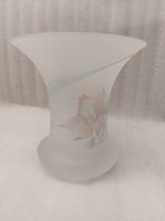 Vase aus satiniertem Glas Hutschenreuther