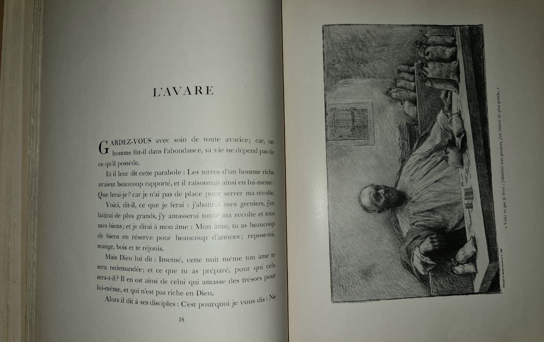 Libri: Les Paraboles / Illustrations Eugène Burnand. – Usato da Cortaillod venduto da signep 7