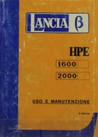 BETRIEBSANLEITUNG | LANCIA HPE 1600 & 2000 - AB 07.1976 - IT