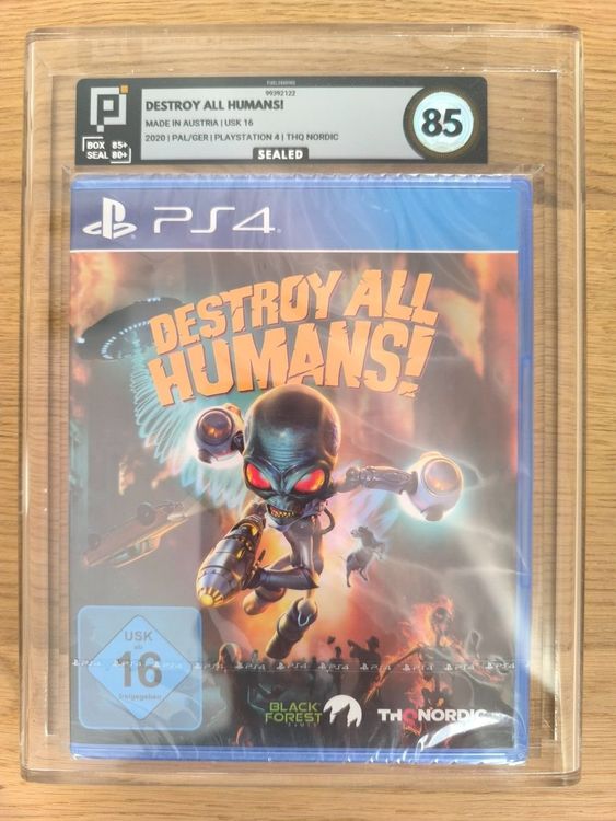 Versiegeltes Destroy All Humans! PS4 - Pixel Grading 85 (Neu und ...