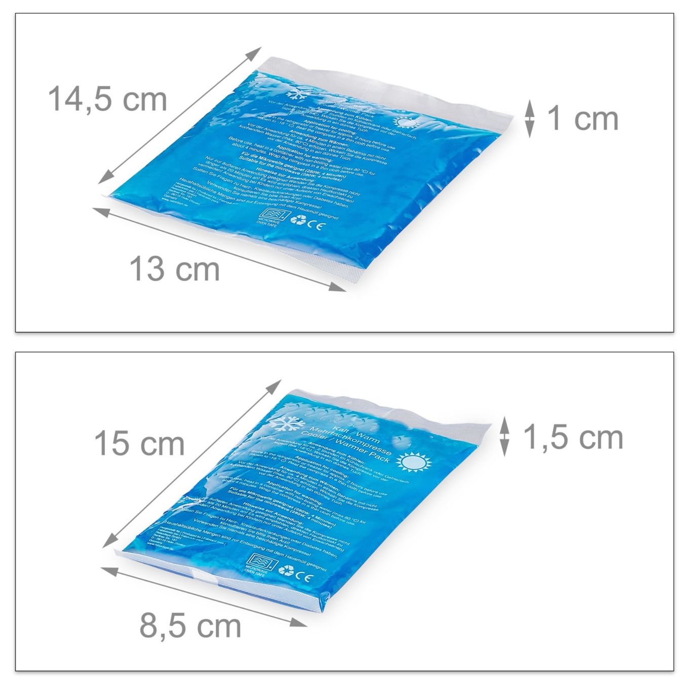 Cura del viso: Kühlpads Gel 8er Set – Nuovo e nell'imballaggio originale da Bülach venduto da StoreInShop 3