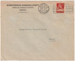 174 RM.5.01 Rollenmarke mir Klebestelle auf Brief