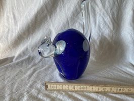 Herzige Katze aus Glas schwer