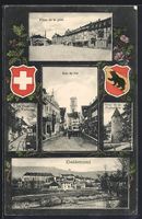 Delemont, Rue de fer, Place de la Gare, 
