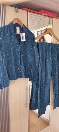 UP2 Damen Pyjama Flanell Gr. S Neu