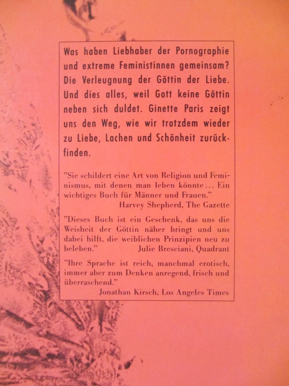 Bücher: APHRODITES WIEDERGEBURT - Ginette Paris – Gebraucht aus Herisau von fan_h9qj 1