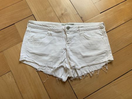 TOPSHOP - Jeansshorts Hotpants weiss 40