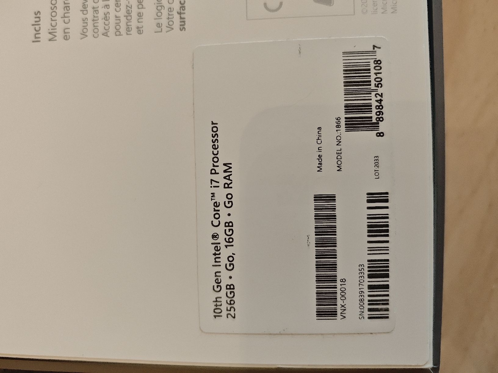 Microsoft Portables: Microsoft surface pro 7 i7 processor 256GB – D'occasion à Dübendorf par RedGreenBlue 6