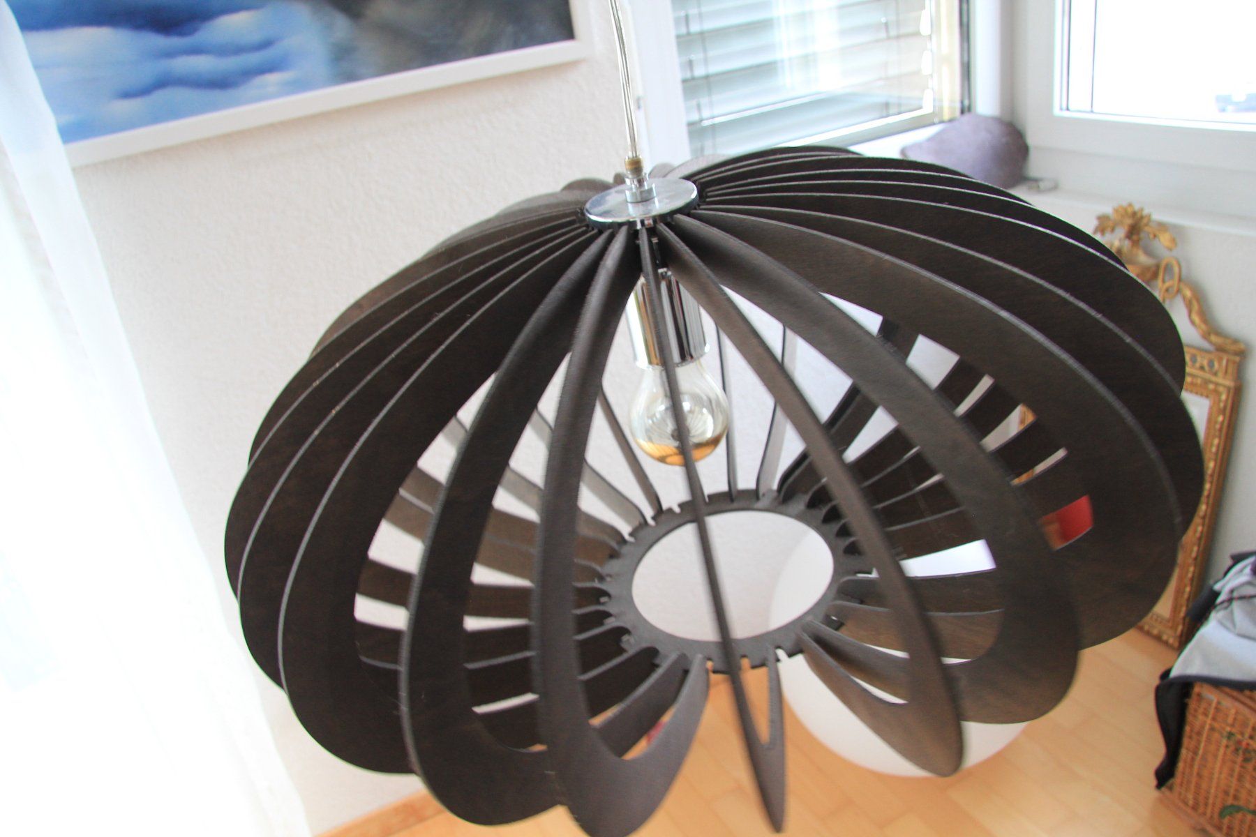 Lampadari & plafoniere: Deckenlampe aus Holz – Usato da Schlieren venduto da Sternstunde2 4
