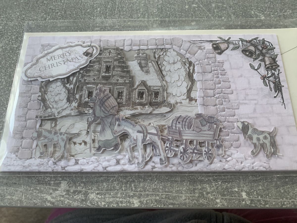 Karten: 3D-Karte Weihnachten – Neu und originalverpackt aus Amriswil von SCHLOSSGEISTLI