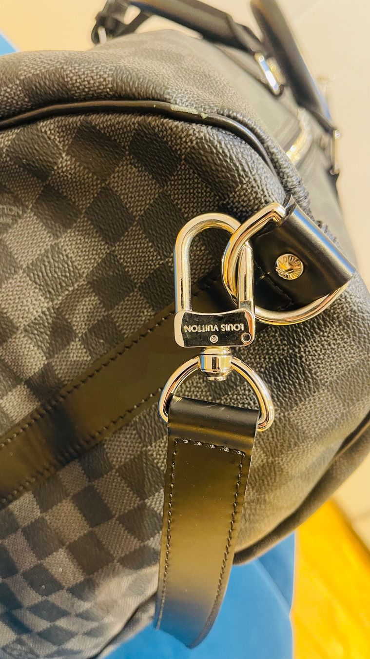 Louis Vuitton Borse: ORIGINAL Louis Vuitton Reisetasche Keepall 55 Damier Graphit – Nuovo (secondo la descrizione) da Oberbuchsiten venduto da aria783 3