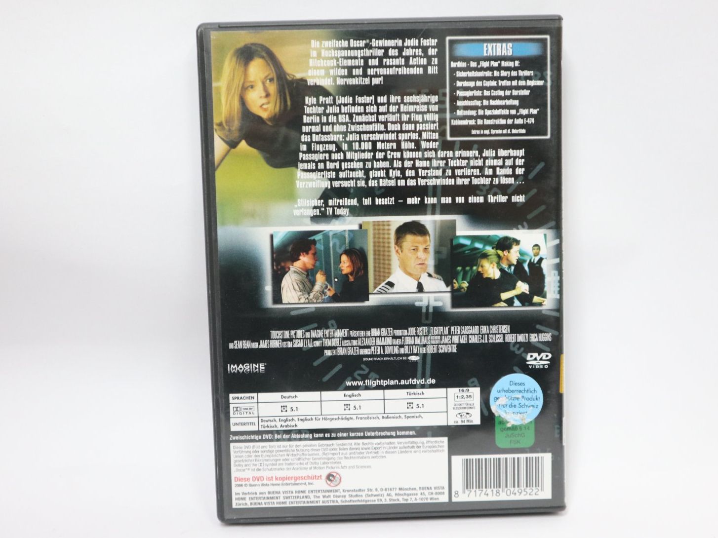 Tous les DVDs: DVD Flightplan ohne jede Spur – D'occasion à Eschenbach SG par Astalavista 1