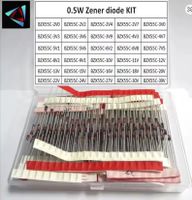 600Stk Zener Dioden Sortiment in Box, 30 Werte x 20Stk Neu!