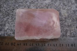 Rosenquarz Scheibe Schmuckproduktion    WOW    (1)