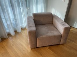 Ewald Schillig Sessel Quada, Top Zustand, Beige, wie neu!
