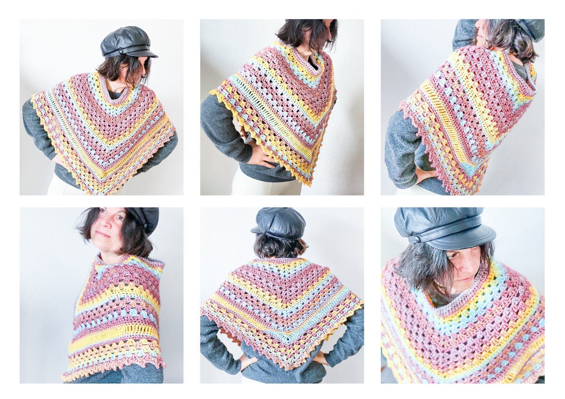 Altro in Moda donna: Poncho donna boho hippy uncinetto – Nuovo e nell'imballaggio originale da Carabbia venduto da katiamandelli 7