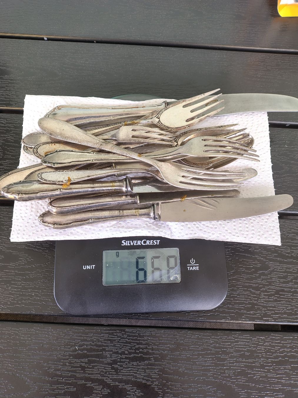 Set di posate: posate in argento placcato – Usato da Vairano venduto da Miry90.