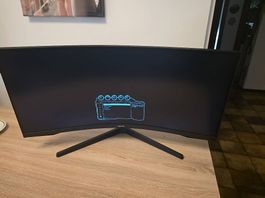 Monitor Gaming Odyssey G5 - G55T da 34'' Ultra WQHD Curvo